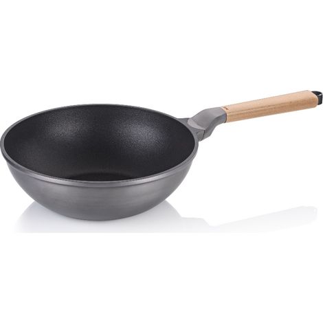 Kela Line 10087 Wokpfanne Antihaft Grau 30 cm