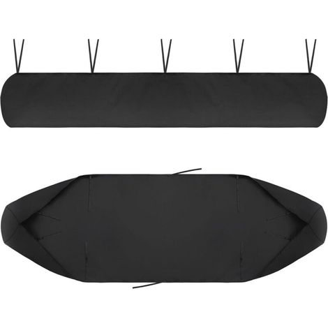 Gartenmarkisenabdeckung (5 m, Schwarz)