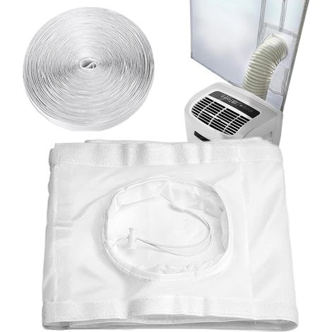 Kit Fenêtre Climatiseur Portatif Joint Ajustable De Porte Coulissante  Ensemble de Joint d'Étanchéité Maison Cuisine Buanderie Chambre Camping-Car Sol (1/5)
