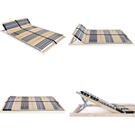 Lattenrost mit 42 Latten 7 Zonen 140x200 cm - Lattenrost - Holzrahmen - Buchenholz - Birkenholz - Lattenrost 140x200 - Home & Living (1/5)