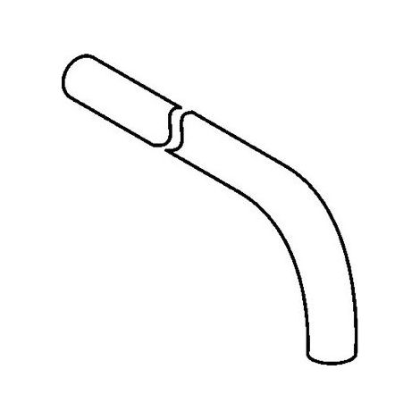 Hansa Brausearm ohne Kopfbrause 59912389 G1/2 x M24x1, (bis 2013) Chrom
