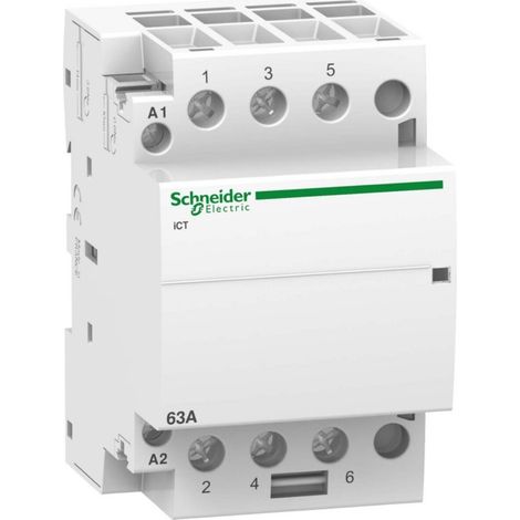 ACTI9 ICT 63A 3P 400V AC-Stecker mit Fernbedienung und DIN-Schienenmontage