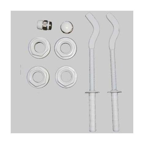 Kit per radiatori completo di mensole - 1" x 1/2