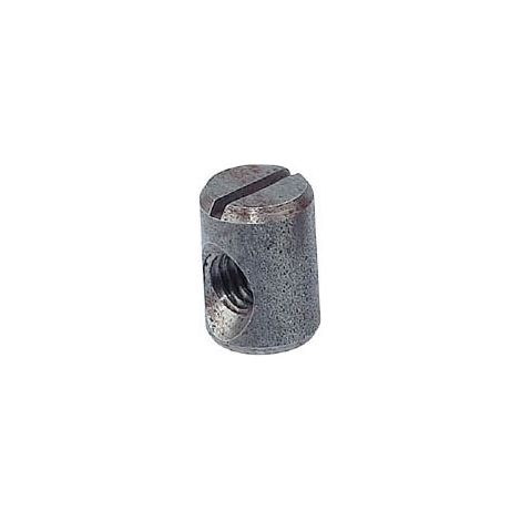 Itar – Ecrou cylindrique Ø10 – Acier zingué – Dimensions Ø10 x 14 mm – Compatible vis Ø6 mm – Pas de 100 mm – Entraxe 8 mm (1/3)
