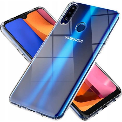 FUNDA ULTRA DELGADA TRANSPARENTE PARA SAMSUNG GALAXY A20S + CRISTAL (1/5)