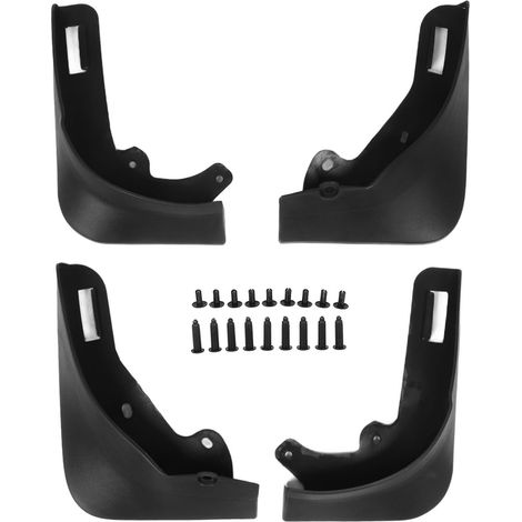 bavettes de protection noires pour roues avant et arrière de (1/5)
