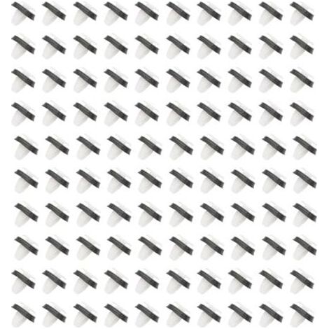 100pcs Agrafe Garniture Fixation Clip Panneau Joint Porte Pour Fiat Ducato 71728806,8565.43, 856543 avec Joint en Caoutchouc (1/5)