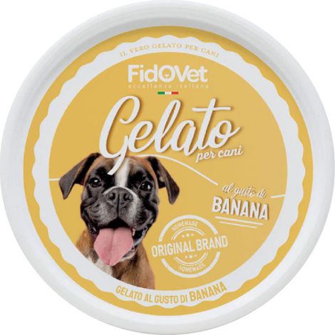Fidovet - Gelato Banana - 40 g -  ice treat is a perfect way to pamper your dog
