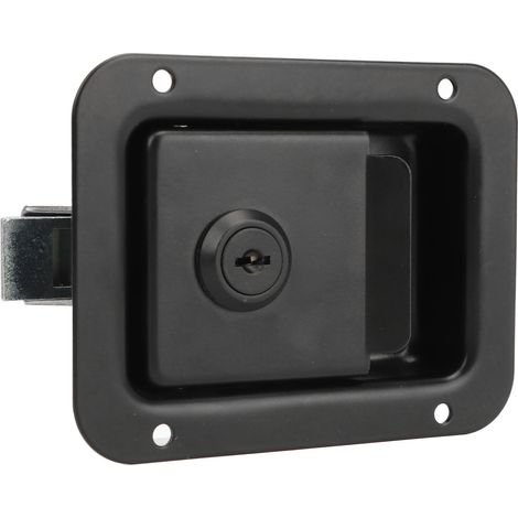 Verrou de porte à came pour remorque, poignée robuste et élégante avec clés, adaptable camping-car, pick-up et caravane, lot de 2 (1/5)