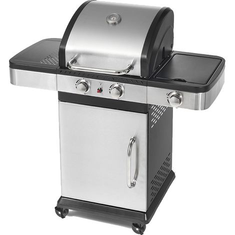 Barbecue A Gas 'Indianapolis 3 Titanium' Cm. 120 x 50 x H.130 (1/2)