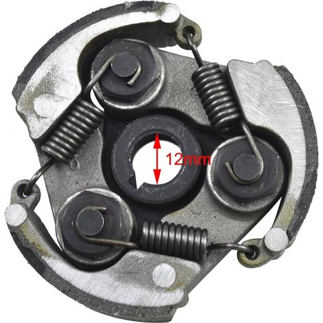 Embrayage centrifuge générique à 3 mâchoires pour 43, 47 et 49 cm3 de pocket-bike, motos de cross, mini motos, quads