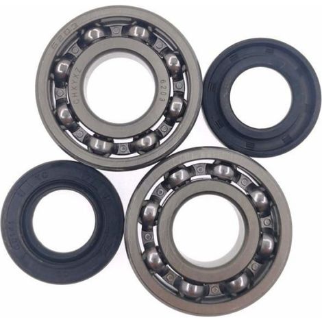 Kit Roulements Et Joints - 2 Roulements 6203 + 2 Joints 17x30x4 4mm - Pour Tronçonneuse - 2 Pièces (1/4)