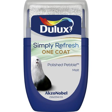 Dulux Simply Refresh One Coat Matt Tester Pot - 30ml - Polished Pebble