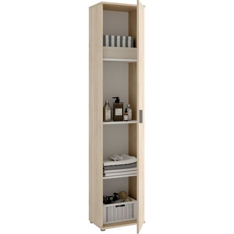 FIT Armario multiusos 1 puerta natural (1/4)