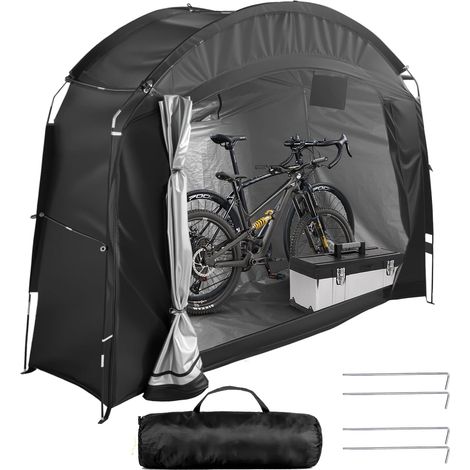 Abri pour 2 Vélos, Couverture pour Vélo, Tente pour Vélo, Idéale pour le Jardin, 210D Oxford, Bâche pour Vélo, Abri pour Outils de Jardin, Tente pour Moto, Outils de Jardin, Jouet, Tondeuse à (1/5)
