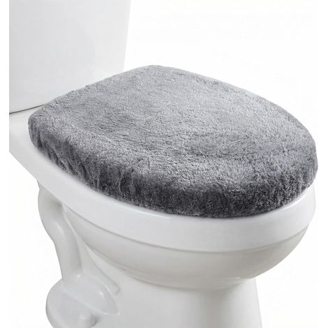 (2 Housse de Siège-Toilettenartikel aus Mikrofaser-Veloursdoux, langlebig, saugfähig, bequem für die Füllform der Toilettenhüllen (1/5)