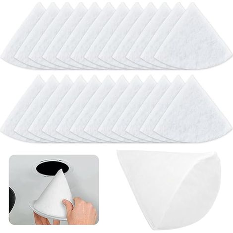 25 x Conical Filter DN 125 for Ventilation Systems, L 180 mm Non-woven Filtering Tapered Filters, Filter Mats for Ventilation Systems with All Types of Domestic Ventilation (1/5)