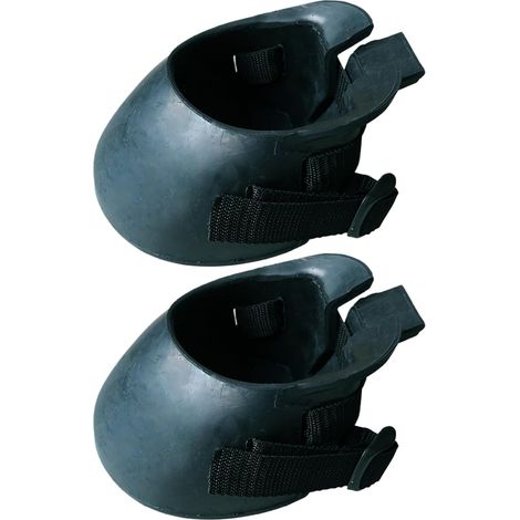 1 Pair Horse Hoof Boots Rubber Protection Heavy Duty Hoof Boots for Horses Wearable Thick Wound Management Laminitis Abscess M (1/5)