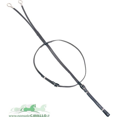 Braun - Weiches Leder Collier Martingal mit bruchsicherer Nylon Innenverstärkung (1/3)