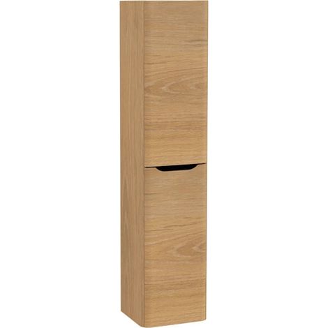 VITRA Sento Columna redonda 2 puertas versión izquierda Roble natural dorado (1/4)