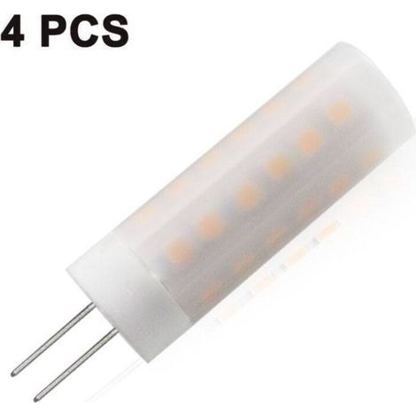 Lot de 1 à 10 Ampoules LED G4 à Flamme vacillante , 12 V CC à 24 V , Effet feu , 4 pièces (1/4)