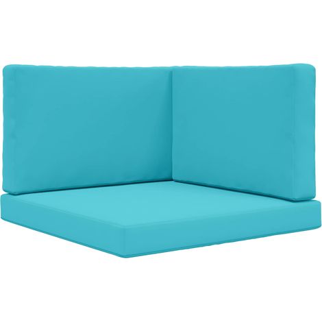 Maison Exclusive - Coussin de canapé d'extérieur 3 pcs Turquoise Polyester