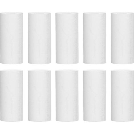 Lot de 10 rouleaux de papier thermique HD portable, recharge sans noyau pour imprimante thermique (1/5)