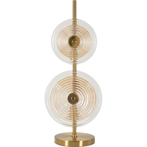 Lampada da tavolo in vetro oro, Ø25x63 cm – Venice (1/5)