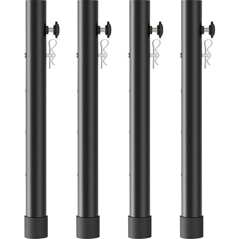 Table Height Extensions 4 Foldable Table Leg Risers Sturdy and Easy to Use Folding Table Extensions for Countertops, Cabinets, Kitchen Tables (1/5)
