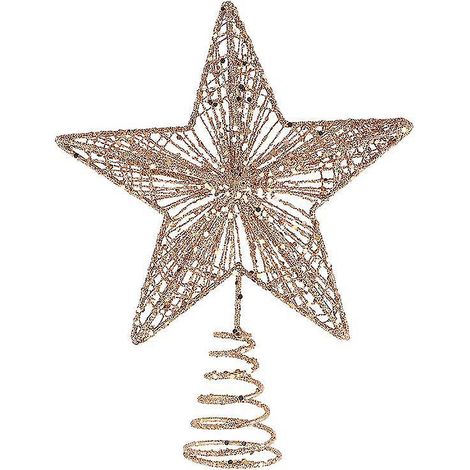 1 Stück Stern-Baumspitze für die Weihnachtsbar