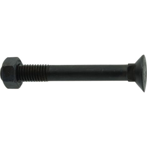 Boulon de charrue avec écrou M12x1,75, longueur 95 mm, classe 10,9, tête Ø 24 mm pour charrue 1295810