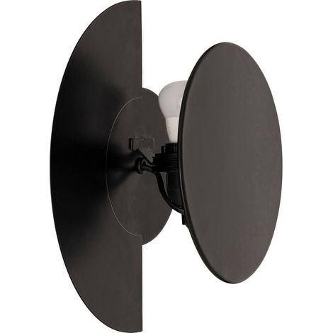 Applique mysti nero 25x12cm - Atmosphera créateur d'intérieur
