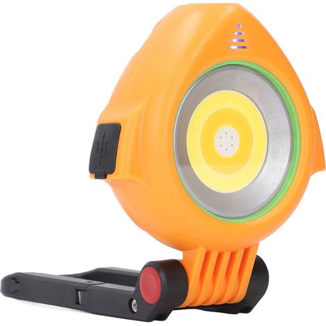 Nouvelle bande lumineuse solaire LED pour travaux, avec fixation magnétique, couleur orange. (1/5)