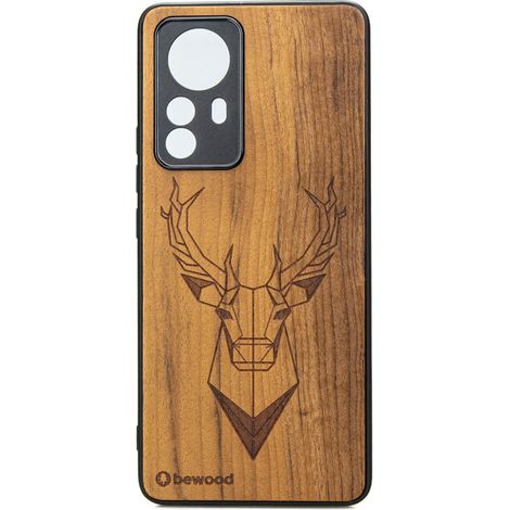 Bewood Xiaomi 12 Lite Coque en Bois IMBUIA CERF