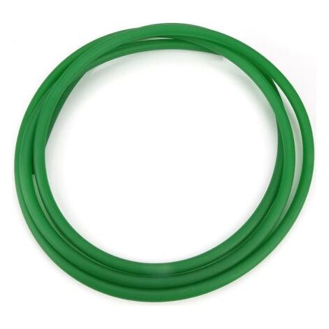 Courroie ronde en polyuréthane PU à surface rugueuse verte pour transmission (12 mm x 3 m)