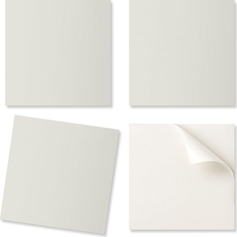 Juego de azulejos de PVC decorativos para cocina o ba帽o. Color beige pastel, 20x20x20 cm.