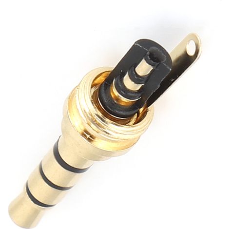 30 Connecteurs Femelles Jack 3,5mm 4 Pôles avec Serre-Câble pour Casque Audio et Électronique