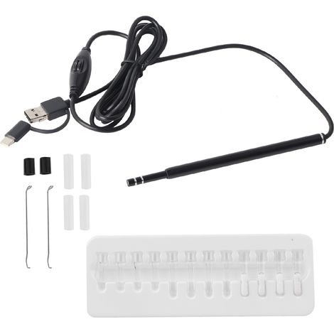 Outil de Nettoyage d'Oreille avec Caméra Endoscope pour Enlever le Cérumen (1/5)