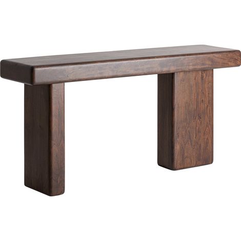 Console contemporaine en bois acacia - marron (1/5)