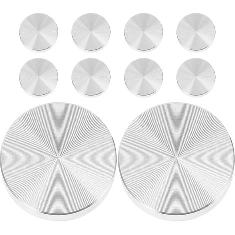 Disque rond en aluminium M6 de 30 mm pour table verre