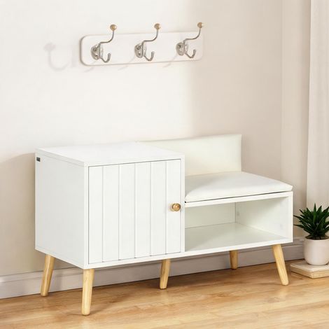 Console blanco 80 x 33 x 49 cm (1/5)