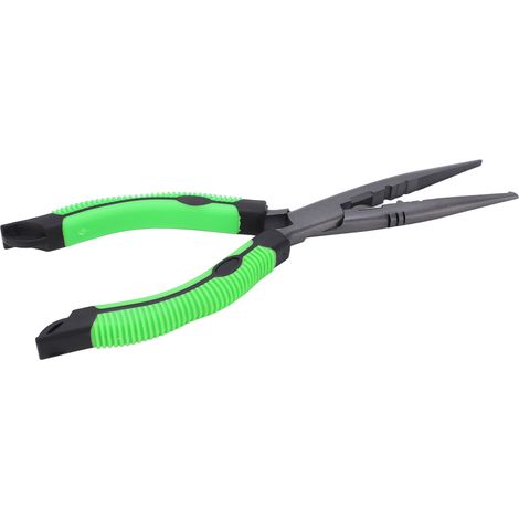 Pince coupante multifonction pour ligne de pêche, ciseaux, outil de découplage de ligne pour hameçons de carpe, longueur totale 23 cm (9 pouces). (1/5)