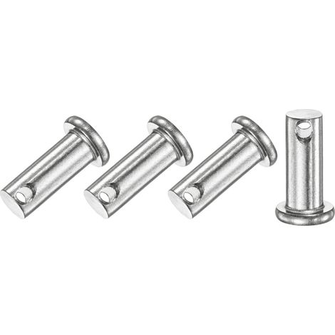 Axes À Chape Simple Inox 304 M8x25mm À Tête Plate 4 Pcs (1/5)