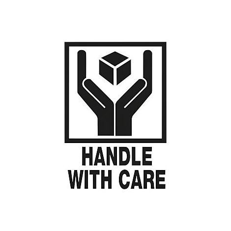 ratioform  Etichette segnaletiche  stampa ''Handle with care''