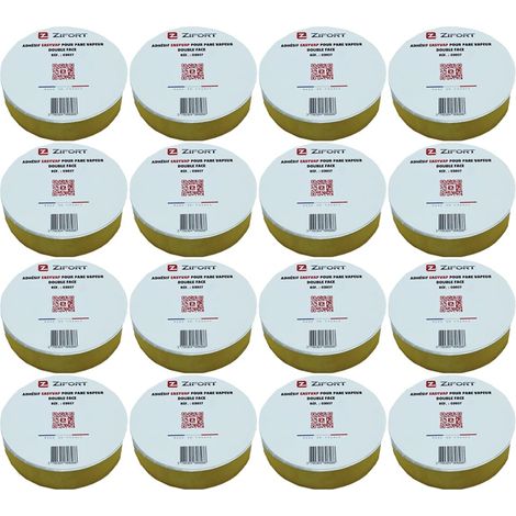 16 Rouleaux Adhésif Membrane pare-vapeur double face 40m X 38mm - Zifort