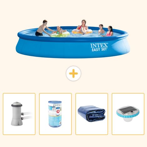 Intex Piscine Easy Set Ronde - 457x84 cm - 5-pièces S275 (1/5)
