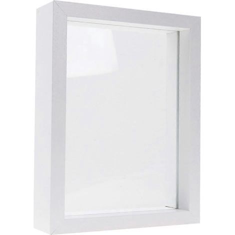 Präsentationsbox für Schmetterlinge und Pflanzen – Präsentationsrahmen – 20,5 x 16,5 cm – Weiß (1/4)