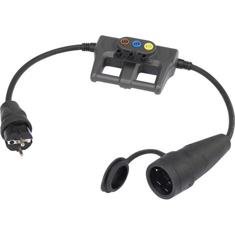 Adaptateur de mesure VOLTCRAFT DLA-1L 16 contact de protection 16 A - contact de protection 16 A (1/4)