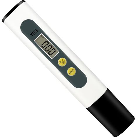 Testeur TDS - Sonde En Alliage De Titane - Écran LCD Numérique - Plage De Mesure 0 À 9999 Ppm - Pour Purificateurs D'eau, Aquariums Et Hydroponie - 1 Pièce (1/5)