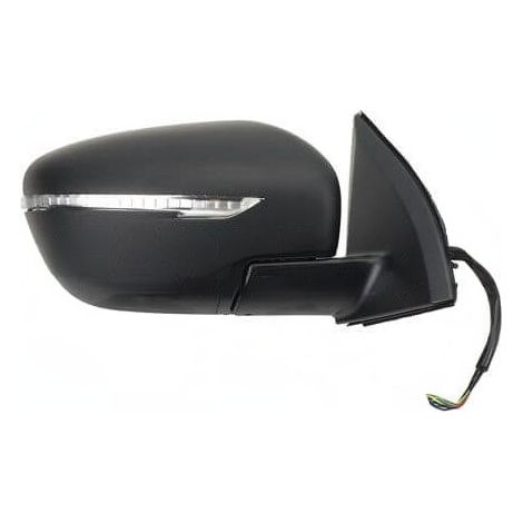 Rétroviseur électrique droit noir chauffant Nissan Qashqai 2 2014-2021